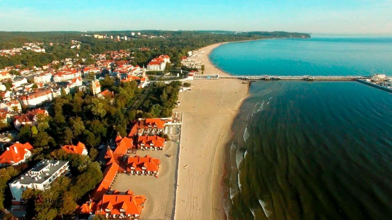 Dom & House - Apartments Okrzei Prime Sopot Eksteriør billede